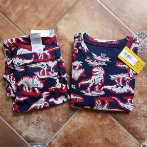 Gap boys dinosaur pj set size 10